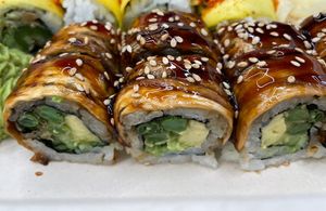 OHNAGI ROLL at Wellness Sushi in Denver