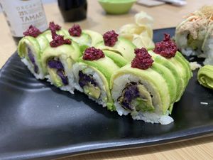 Royal Potato Roll at Wellness Sushi in Denver