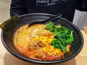 W'S TANTANMEN - spicy and flavorful. at Wellness Sushi in Denver