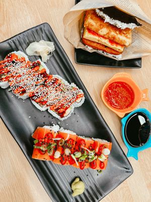 Fantastic vegan sushi! at Wellness Sushi in Denver