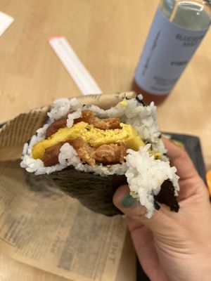 The original onigiri   at Wellness Sushi in Denver