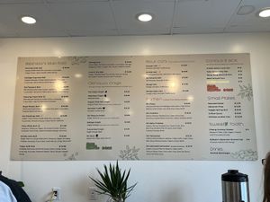 All vegan menu! #Veganuary at Wellness Sushi in Denver