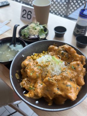 Bang bang broccoli   at Wellness Sushi in Denver