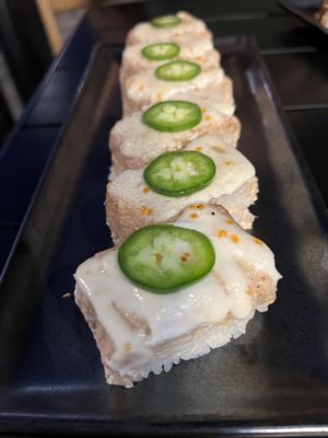 ALL KRAB OSHI  at Wellness Sushi in Denver