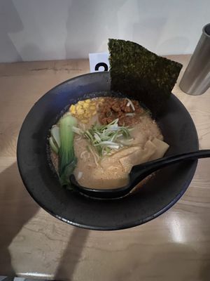 Spicy tonkotsu ramen   at Wellness Sushi in Denver