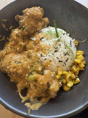 Bang bang broccoli don #Veganuary at Wellness Sushi in Denver