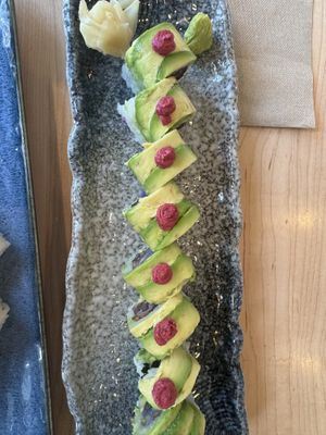 Royal potato roll  at Wellness Sushi in Denver