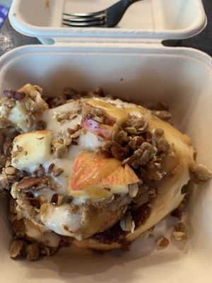 Apple Pie Cinnamon roll at Cinnaholic in Mckinney
