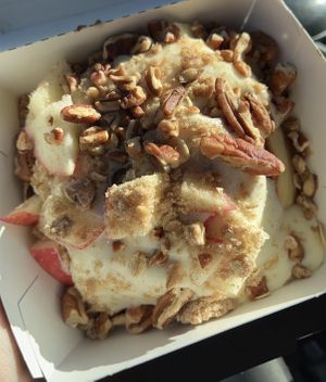 Apple pie cinnamon roll at Cinnaholic in Dunwoody