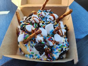 Buddy's breakfast at Cinnaholic in Dunwoody