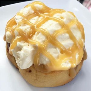 Vanilla Caramel!  at Cinnaholic in Dunwoody