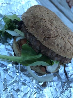 Vegan Beyond Burger  at The Blue Kow in Curwensville