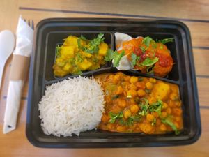 Lunch curry at Sherpa Kitchen in Phoenix