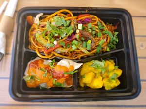 Lunch chow mein at Sherpa Kitchen in Phoenix