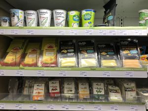 Vegan yogurt, cheese, tofu   at Vitalia Reformhaus in Freising