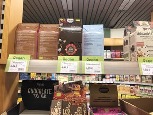 Vegan chocolate   at Vitalia Reformhaus in Freising
