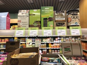 More vegan products   at Vitalia Reformhaus in Freising