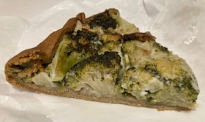 Broccoli and olives pie at La Magiostra in Cremona