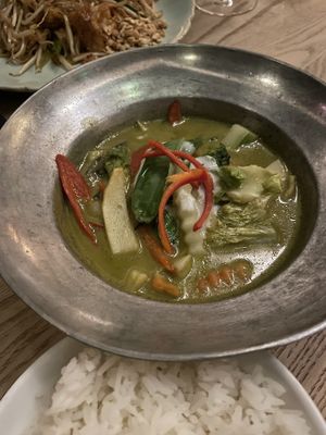 Green curry   at Thai Square in North London