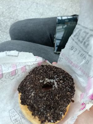 Chocolate cookie doughnut at Offbeat Donut Co in Dublin