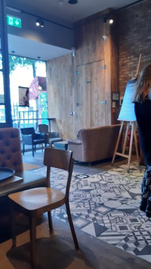 Cosy seating areas at Caffè Nero - O'Connell St Lower in Dublin