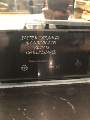 Vegan Cheesecake  at Caffè Nero - O'Connell St Lower in Dublin