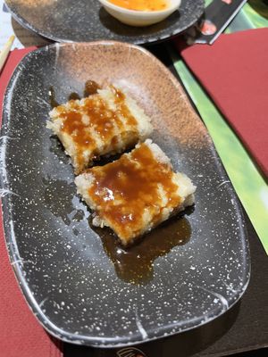 Fried tofu  at Yi Duo in Barcelona