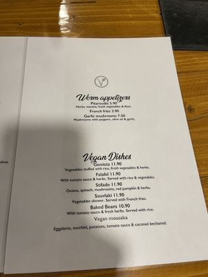 New menu 2021 pt2 at 3 Pigs in Rhodes