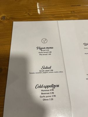New menu 2021 pt1 at 3 Pigs in Rhodes