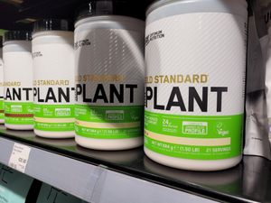 Vegan protein powder at Holland & Barrett in Dublin