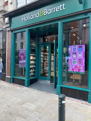 Outside   at Holland & Barrett in Dublin