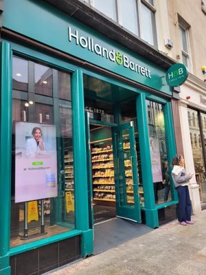 Shop front at Holland & Barrett in Dublin