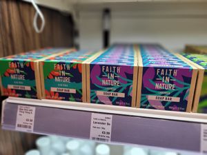 Soap bars at Holland & Barrett in Dublin