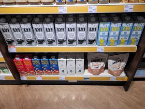 Plant milks at Holland & Barrett in Dublin
