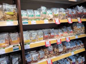 Nuts and snacks at Holland & Barrett in Dublin