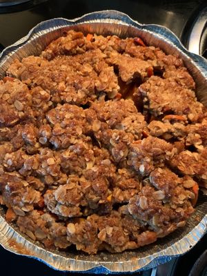 Persimmon pie! Yes you read that right! They do special orders. Just ask.  at ERBS Vegan Kitchen in Las Vegas