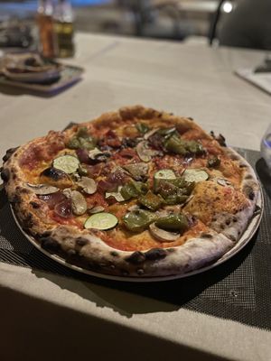 Vegan pizza  at GOGO in Fethiye