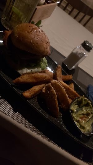 The fries that accompanied the burger tasted amazing as well! at GOGO in Fethiye