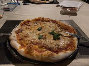 Pizza is gooooo good!  at GOGO in Fethiye