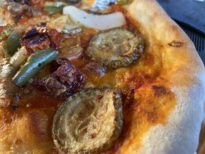 Vegan pizza    at GOGO in Fethiye