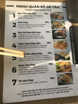 I recommend number 6 at Bo De Tam in Prague