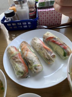 Summer rolls at Bo De Tam in Prague