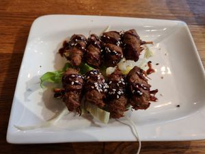 Vegan goat at Veganese Quan Chay in Leipzig