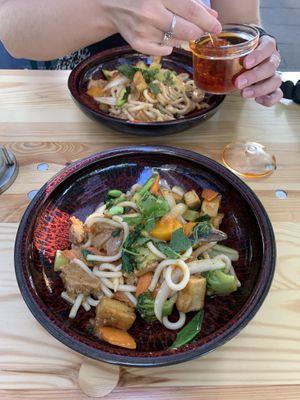 Udon noodles  at Veganese Quan Chay in Leipzig