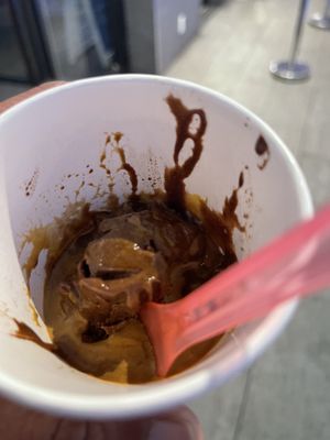 Vegan Affogato with Mocha gelato   at La Dolce Vita in Oakville