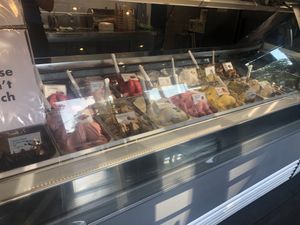 Their selection of vegan gelatos! at La Dolce Vita in Oakville