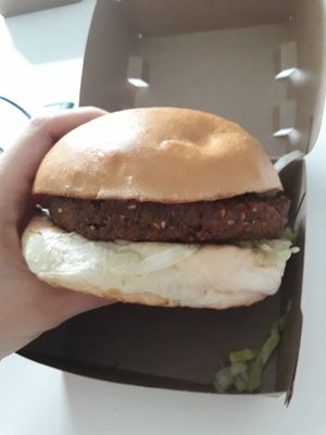 Falafel Burger - tasts way better then it looks ;) at StaatsBurger in Berlin