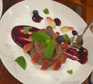 Vegan mousse at 8 Sisters Cafe & Grill in Bendigo