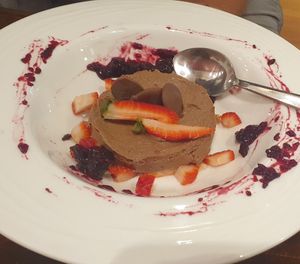 Vegan mousse at 8 Sisters Cafe & Grill in Bendigo