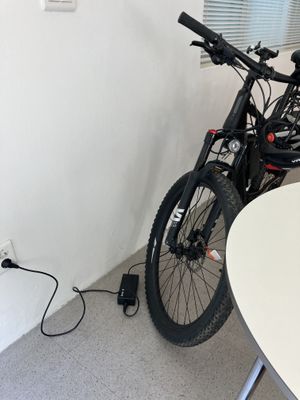 I was allowed to charge my bike inside. that saved me😄 at Thanks Vegan in Gyeonggi-do